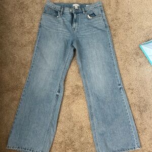 NWOT Forever 21 Light Blue Denim Jeans Baggy Flare size 28